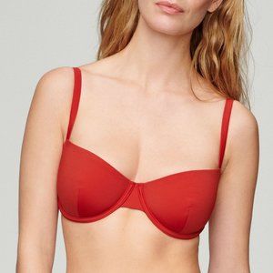 CUUP Lava Red Bikini Top